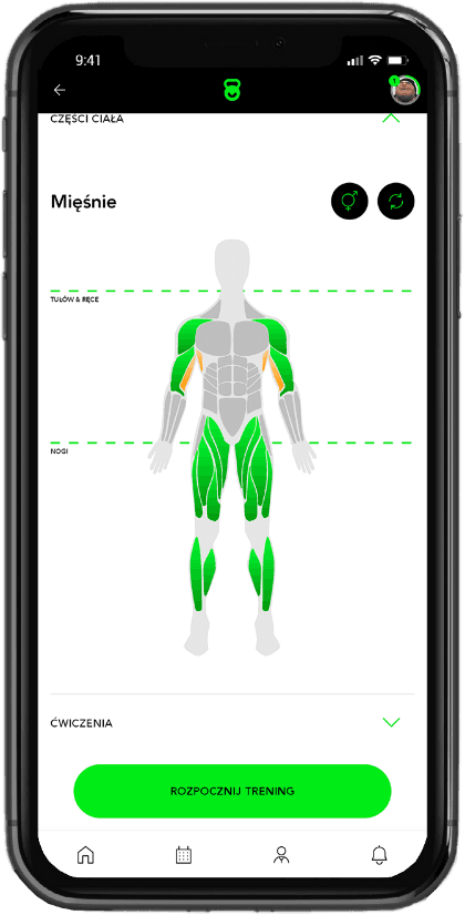 mobile phone showing  examples statistic about user progress  available in app